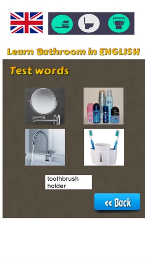 Learn Bathroom Words in English Language(圖3)-速報App