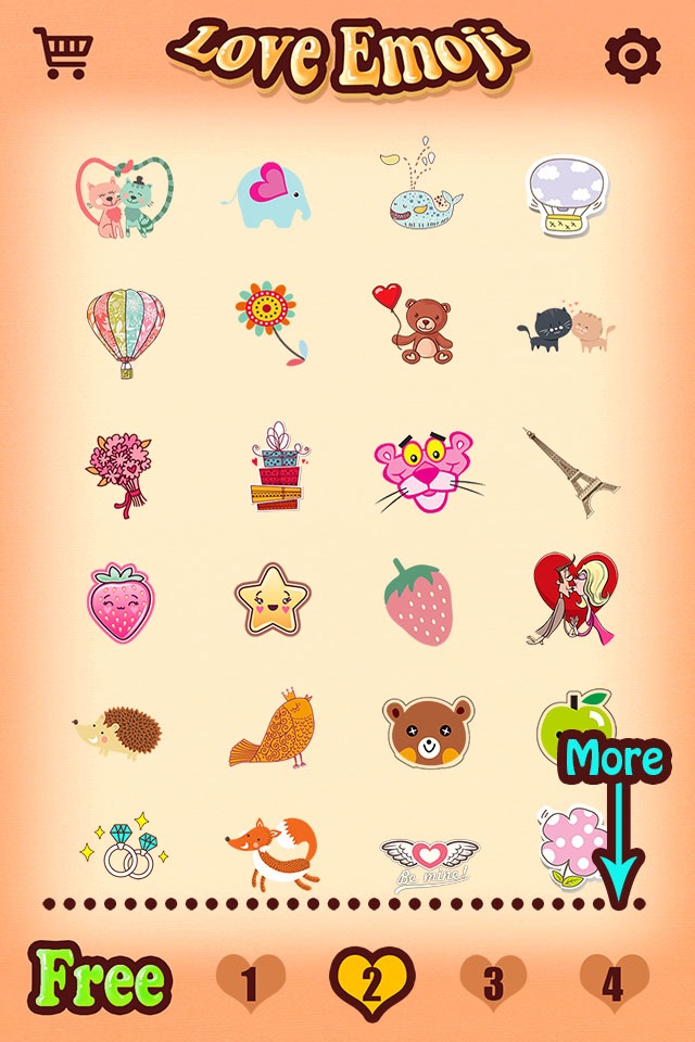Love Emoji Stickers for Adult Messages & Email on Valentine's Day screenshot 4