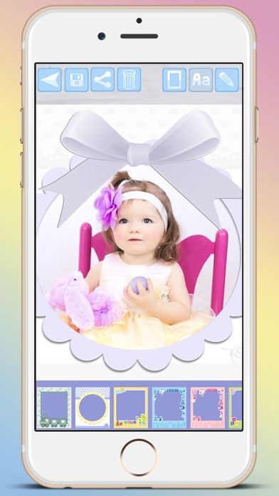 How to cancel & delete Photo frames for babies and kids for your album from iphone & ipad 4