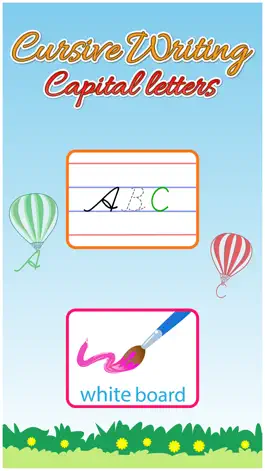 Game screenshot Cursive Writing Capital letters Free : Kids learn to write uppercase alphabets and shapes apk