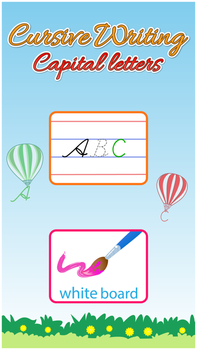 How to cancel & delete Cursive Writing Capital letters Free : Kids learn to write uppercase alphabets and shapes from iphone & ipad 2