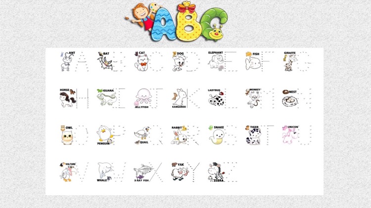 Abc Alphabet Coloring Pages To Write - Educational Game For Kids Edu Room Pbs And Prek Pre Games