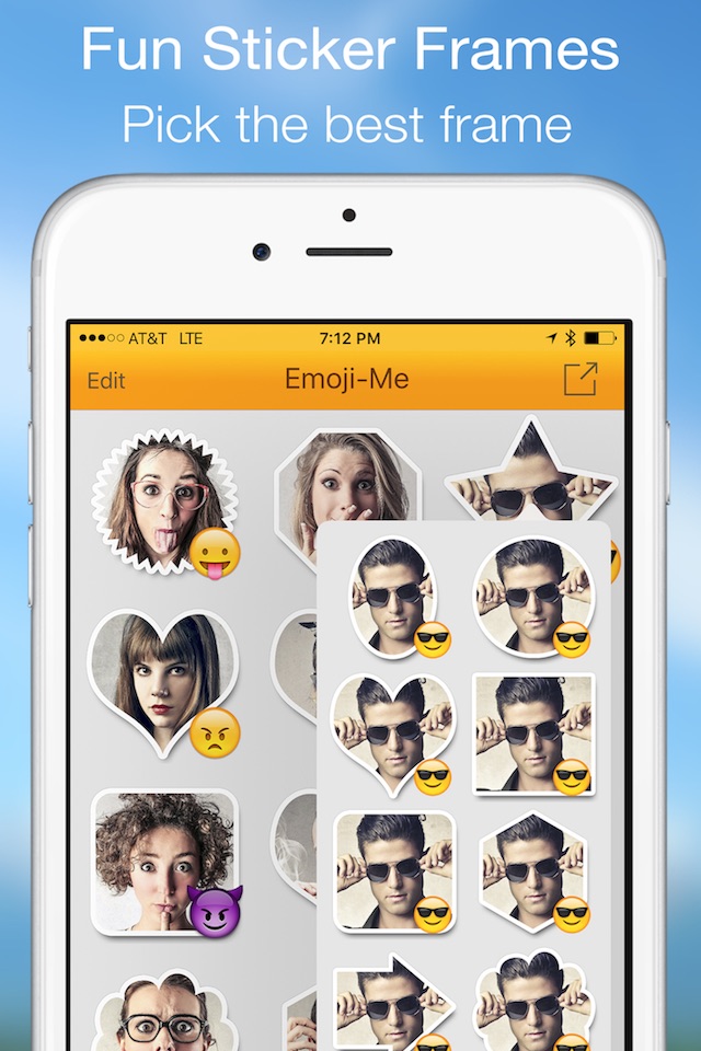 Emoji-Me (Emoji - Selfie Stickers) screenshot 3