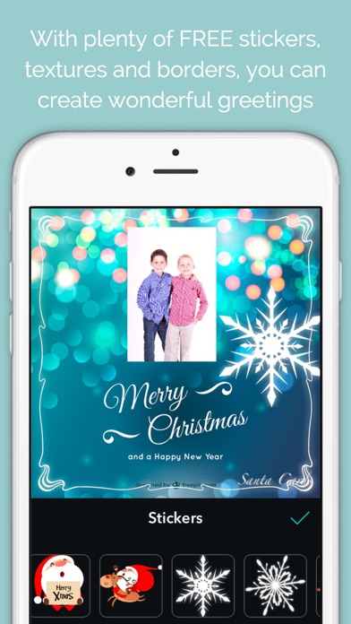 How to cancel & delete Santa Cards : FREE Christmas greeting cards maker from iphone & ipad 1