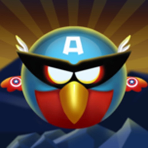 Super Captain MR Flappy - Brave America bird jump allies & dodge block pipes