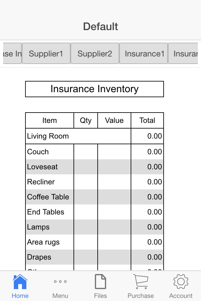 Inventory Lists screenshot 2