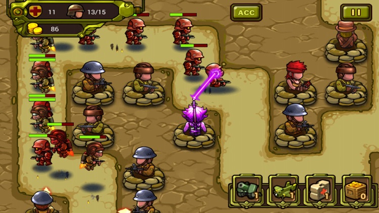 World War Tower Defense-Soldier Honor:Classical Sentinel Shooting Defense War Game screenshot-3