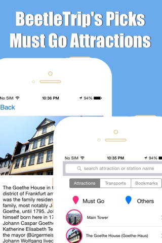 Frankfurt travel guide with offline map and u-bahn metro transit by BeetleTrip screenshot 4