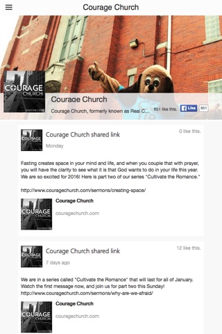 Courage Church - Detroit screenshot 3