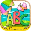 ABC paint the alphabet Learning game to paint the English alphabet abc - Premium