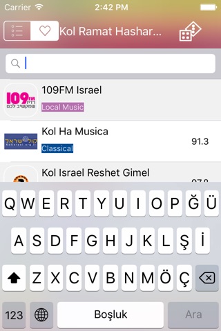 רדיו אונליין - Radio live - Israel Radio Live Player screenshot 2