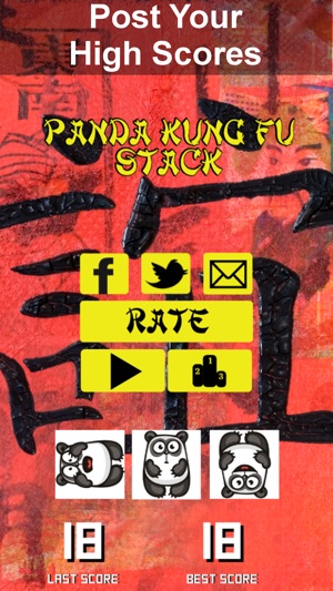 Panda Kung Fu Stack Free - A Fun Dropping Blocks Game(圖4)-速報App