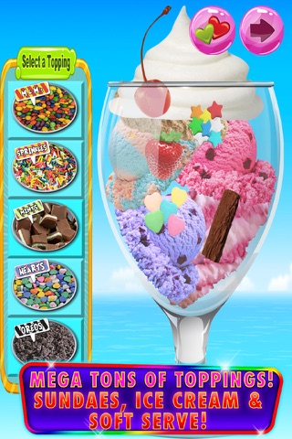 Mega Ice Cream Popsicles, Soft Serve & Frozen Ice Cream Truck Desserts Maker FREE screenshot 3