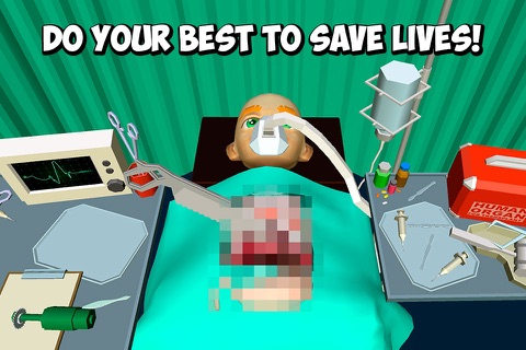 Crazy Doctor: Cartoon Surgery Simulator 3D Full screenshot 4
