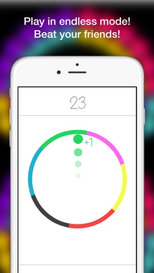 Dot Bounce In Circle- Free Endless Color