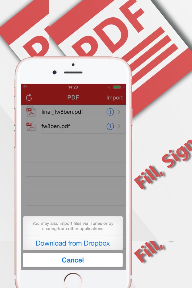 PDF Fill and Sign any Document screenshot 3