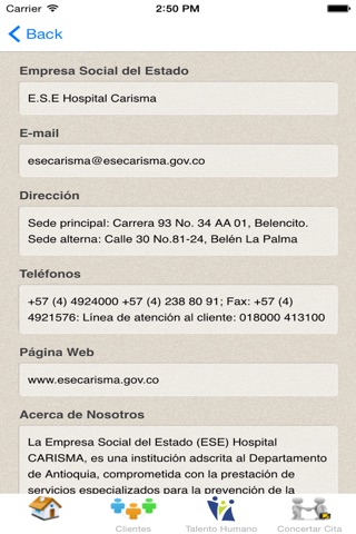 Ese Hospital Carisma screenshot 4