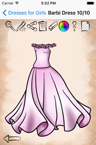 Draw Dresses For Girls screenshot 4