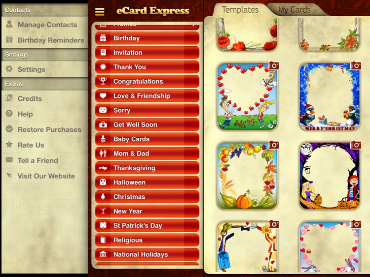 eCard Express HD: Personal and Business eGreetings screenshot-3