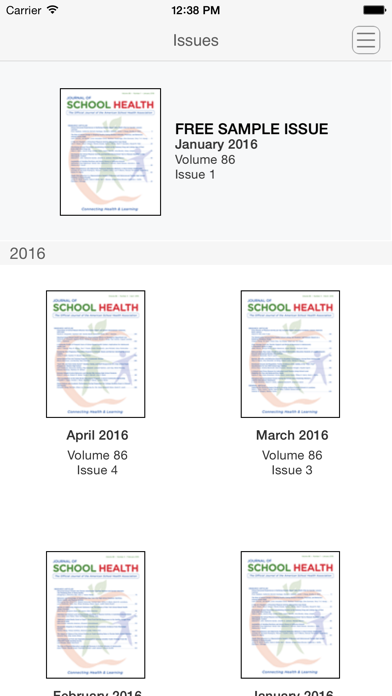 Journal of School Health screenshot1