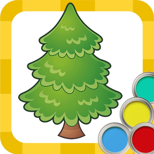 Coloring pages New year & Christmas book for preschool kids - Educational games for toddlers free iOS App