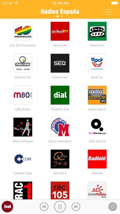 Radio España FM (Spain Live Stream Radios Player)