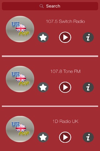 UK - POP Music Radio Stations (Best of POP) screenshot 3