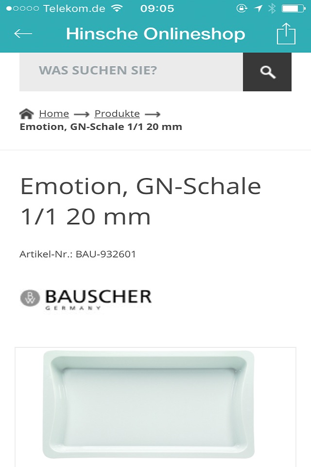 HINSCHE Onlineshop screenshot 4