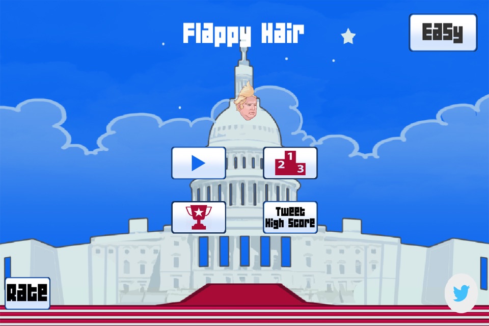 Donald Trump: Flappy Hair screenshot 2