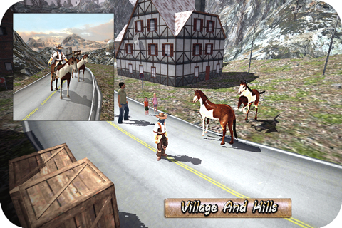Crazy Pet Horse Truck Drive : Free Play Animal Transport Game screenshot 3