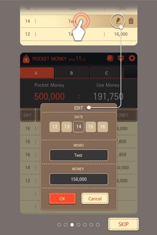 POCKET_MONEY - Cash book screenshot 3
