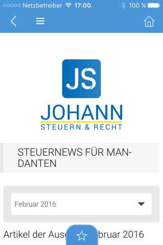 JOHANN Steuerberater screenshot 2