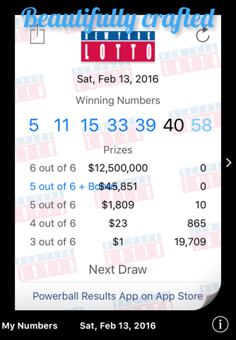New York Lotto Results - náhled