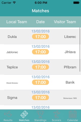 InfoLeague - Information for Czech First League - Matches, Results, Standings and more screenshot 3