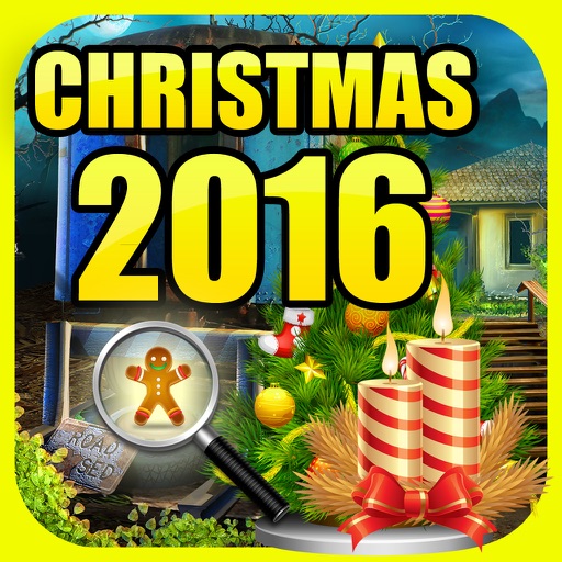 Merry Christmas Hidden Objects 2016 Icon