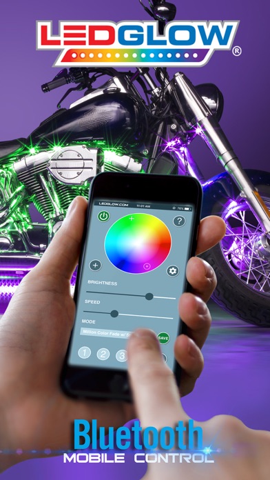 How to cancel & delete LEDGlow Motorcycle Control from iphone & ipad 1