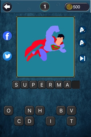 Icomania Ultimate Quiz - Guess super hero, Friction Character name from Shadow Image screenshot 3