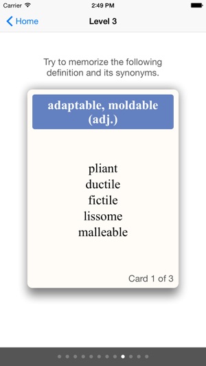 Worducate unique vocab flashcards – thesaurus vocabulary tes(圖2)-速報App