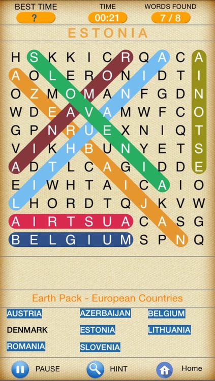 Word Search - Find Crossword Puzzles