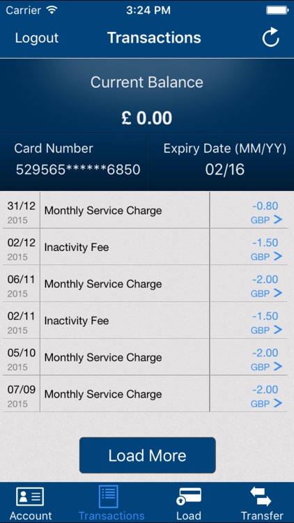 Prepaid Finance Charge Chart