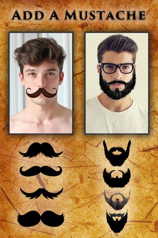 Beard Photo Blender - Grow & Change a Hipster Mustache Sticker on Hairy Face screenshot 2