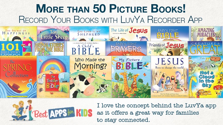 101 Christian Books LuvYa Listener for Kids – Listen your recorded Children's Bibles, Devotions and Prayers