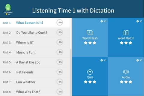 Listening Time 1 with Dictation screenshot 4