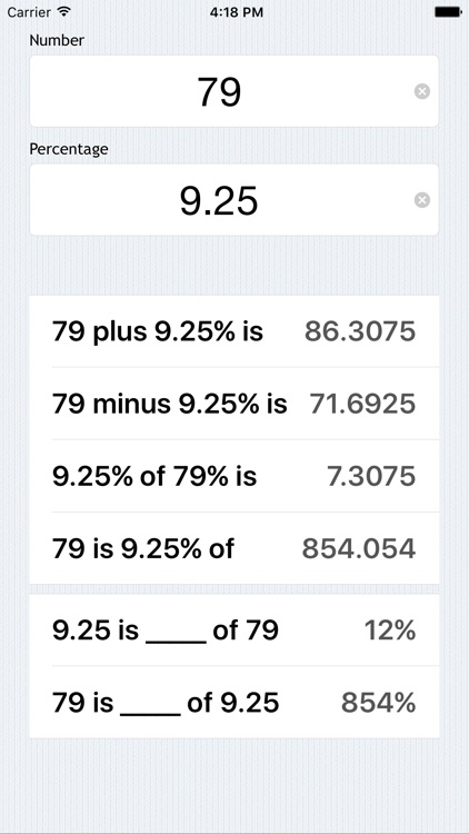 Percent Pro - Sales Tax, Discount, Profit Margin Percentage Calculator
