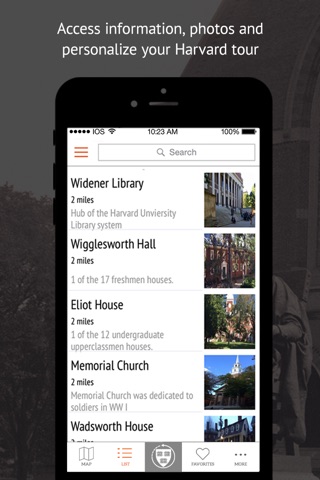 Harvard Official Mobile Tour screenshot 4