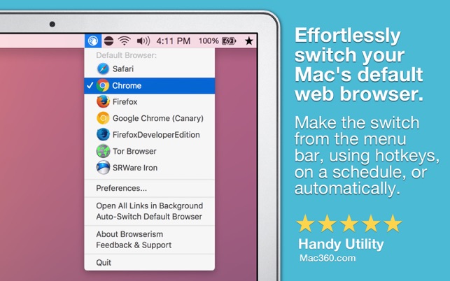 Browserism for Chrome im Mac App Store