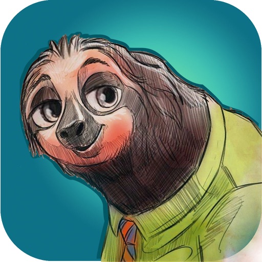 Cartoon Tiles Puzzle: Lazy Sloth Edition iOS App