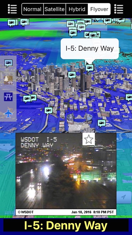 Washington NOAA Radar with Traffic Cameras 3D Pro