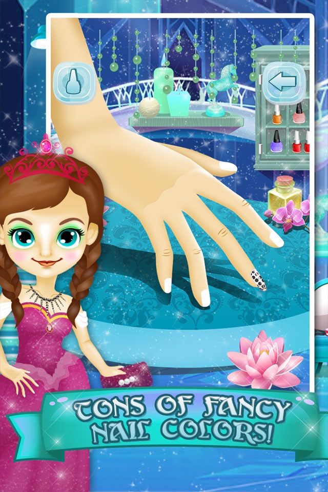 Ice Princess Wedding Salon - christmas make-up spa games for girls! screenshot 2