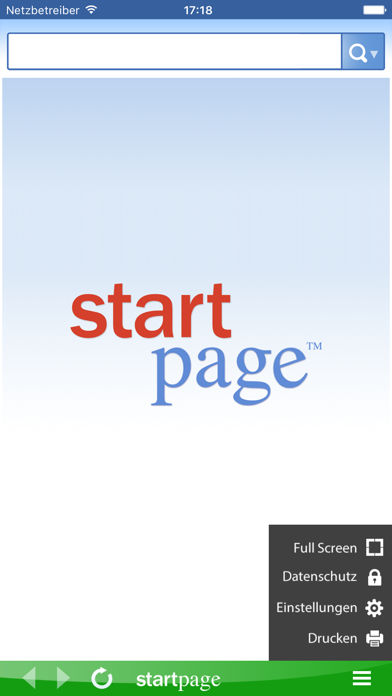 startpage italiano download